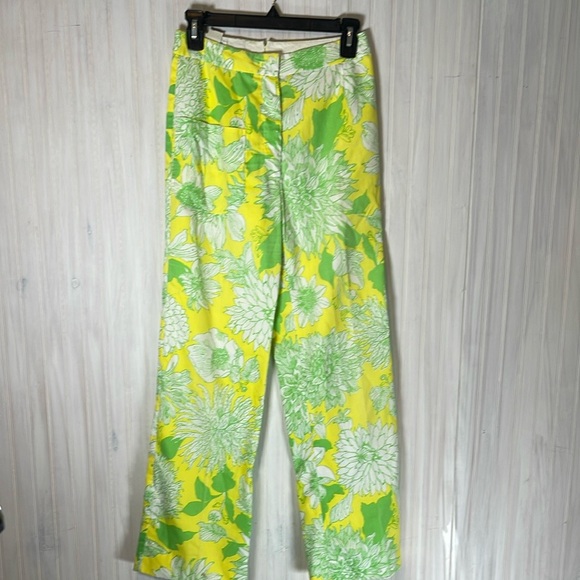 Lilly Pulitzer Pants - VINTAGE THE LILY FLORAL PANTS 1960s 70s
